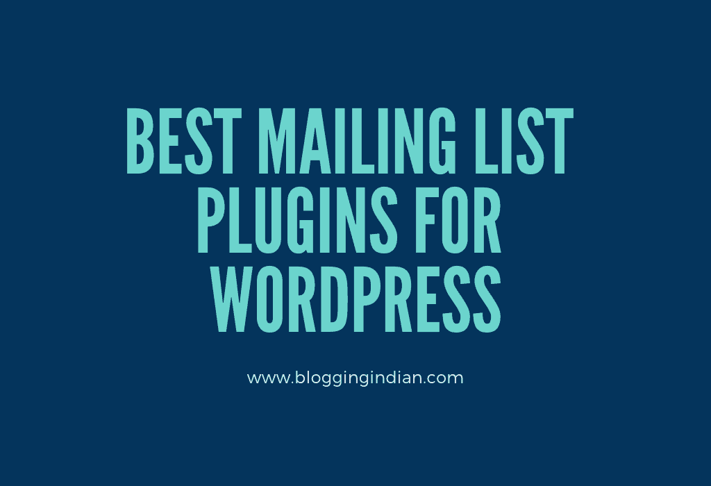 Mailing List Wordpress