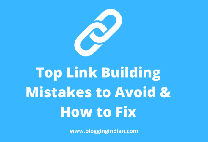 link building mistakes to avoid